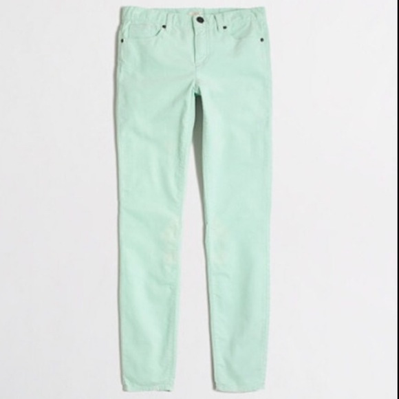 J Crew Corduroy Jeans in Seafoam - Picture 2 of 7